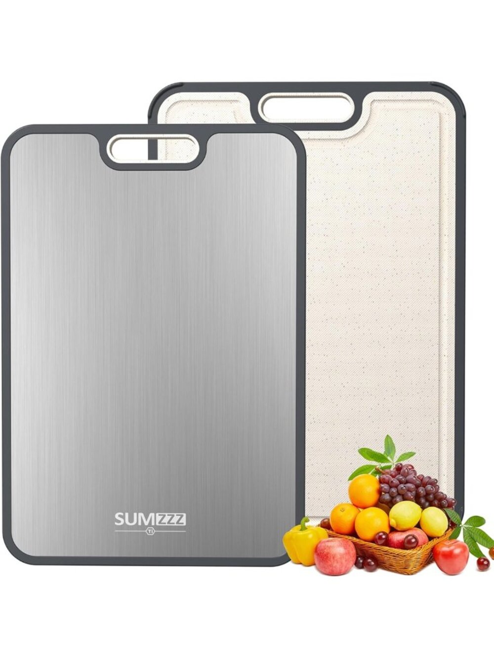 16”×11” Titanium Cutting Board - Durable, Lightweight, Kitchen Essential